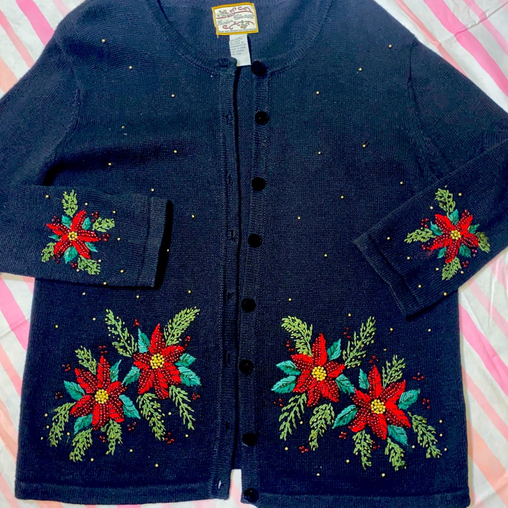 Heirloom Collectibles Womens Holiday Sweater Size Medium